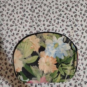 Kate Spade Floral Cosmetic Bag - Black and Green